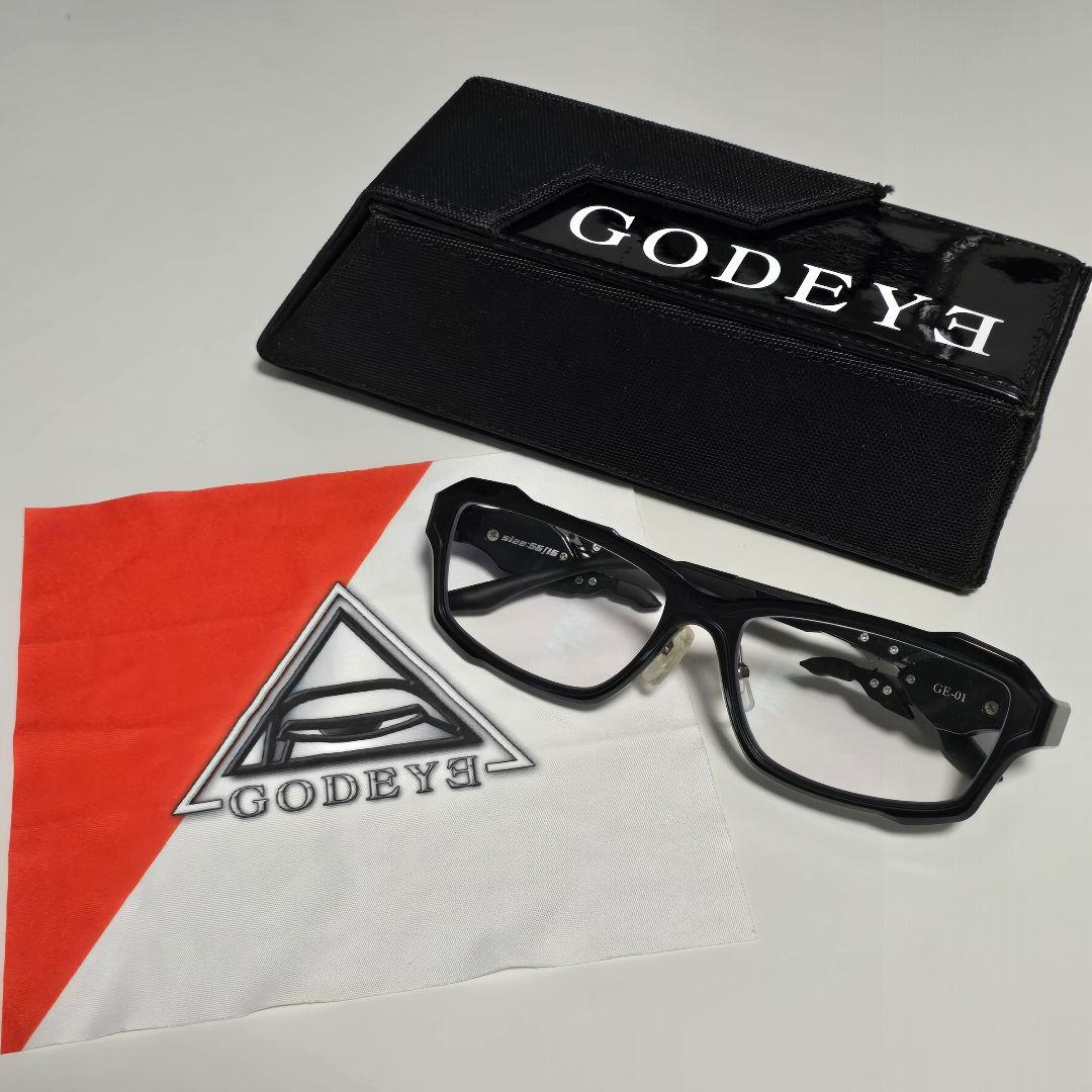 GODEYE 黒蓮 GE-01 メガネ 度なし
