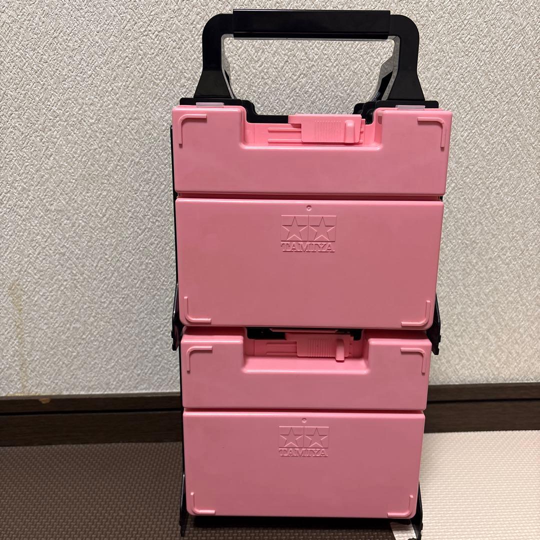 タミヤ ミニ四駆　ポータブルピット ピンク　ミニ四駆収納