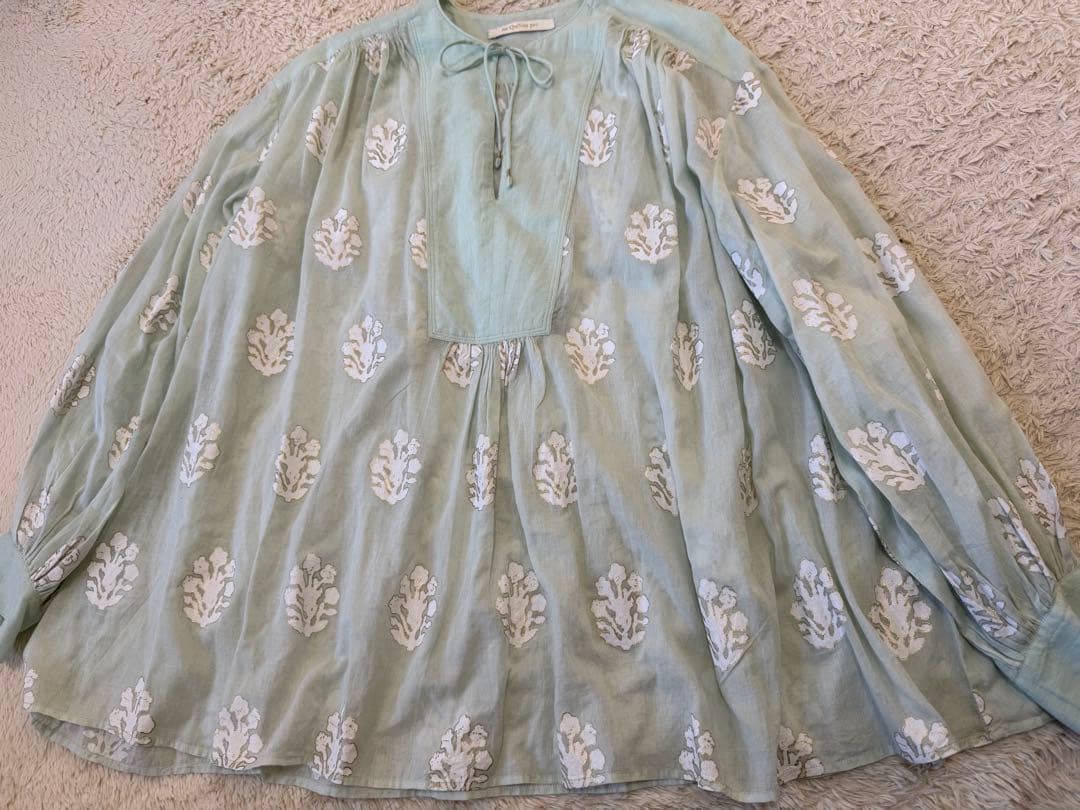 neQuittezpas ヌキテパCOTTON VOILE SEDUM ブラウス