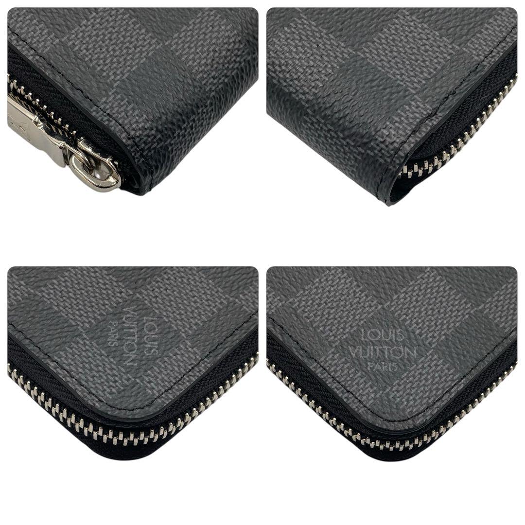 《未使用品》ルイヴィトン ダミエ グラフィット 長財布 ジッピーヴェルティカル