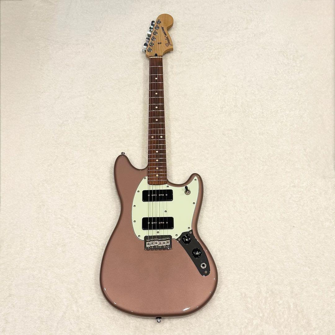 美品/ FENDER Mustang 90, Burgundy ムスタング