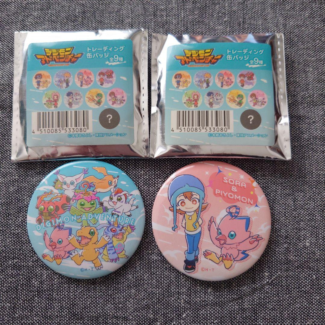 デジモンアドベンチャー 缶バッチ - メルカリ