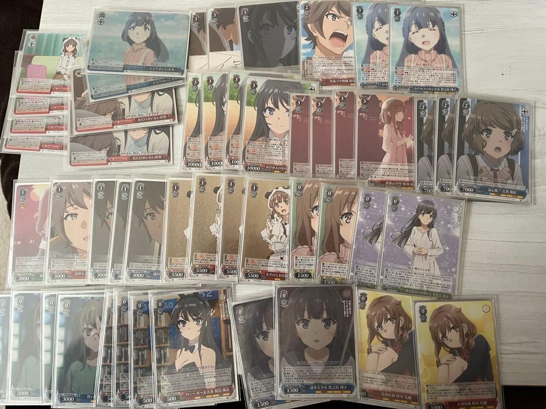 ヴァイスシュヴァルツ 青ブタ ダブルヒロインデッキ おまけ付き - メルカリ