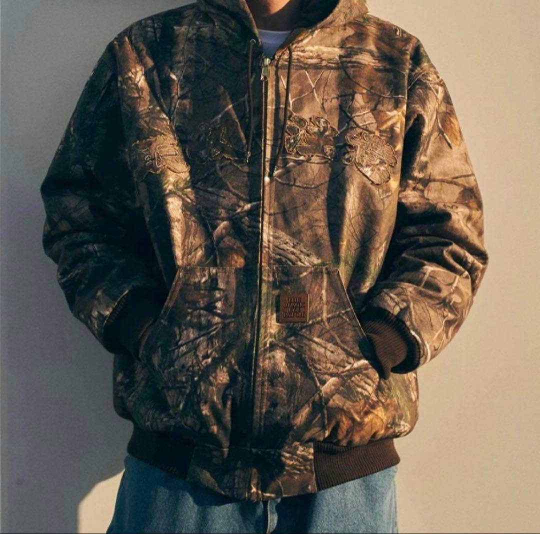 即完】ブラックアイパッチ リアルツリージップジャケット - メルカリ