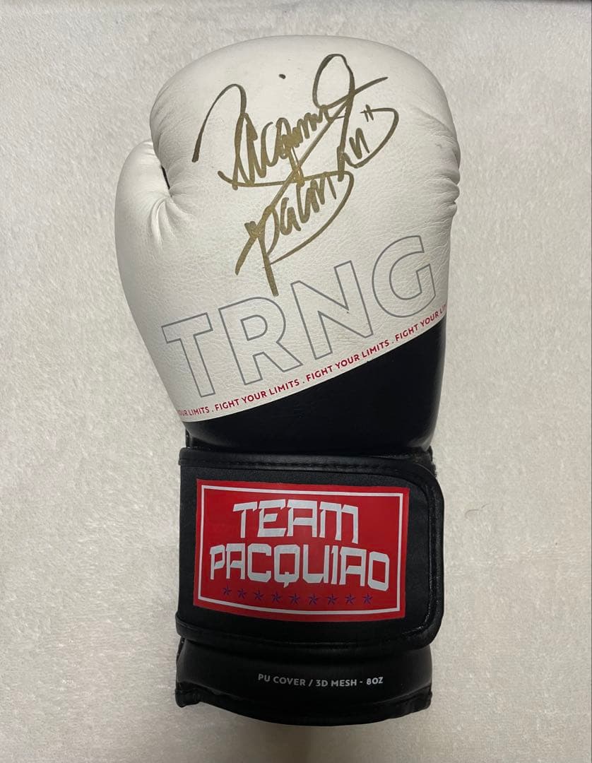 パッキャオTRNG ボクシンググローブ 8oz 直筆サイン入り右のみ