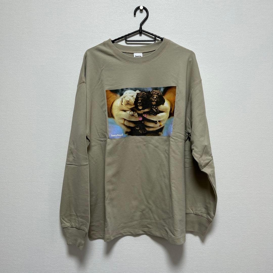 saucy dog サウシードッグ グッズ ロンT 長袖 ドット ラババン - メルカリ