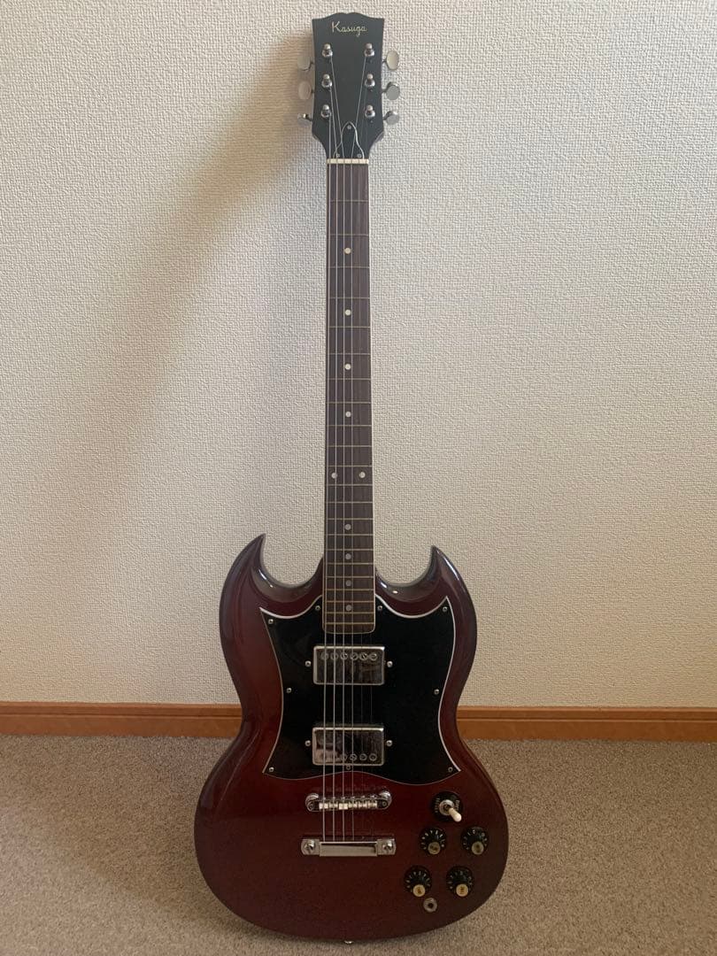 Kasuga SGタイプ　春日楽器　激レア ビンテージ】 Kasuga SG 70年代 春日楽器 激レア - メルカリ