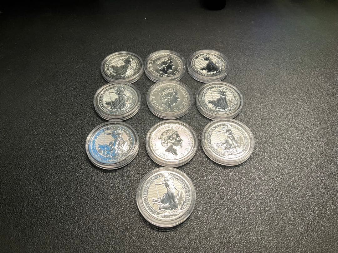 2022年　ブリタニア銀貨 １オンス10枚セット ブリタニア銀貨 1オンス×10枚セット - 日本マテリアル｜公式オンライン