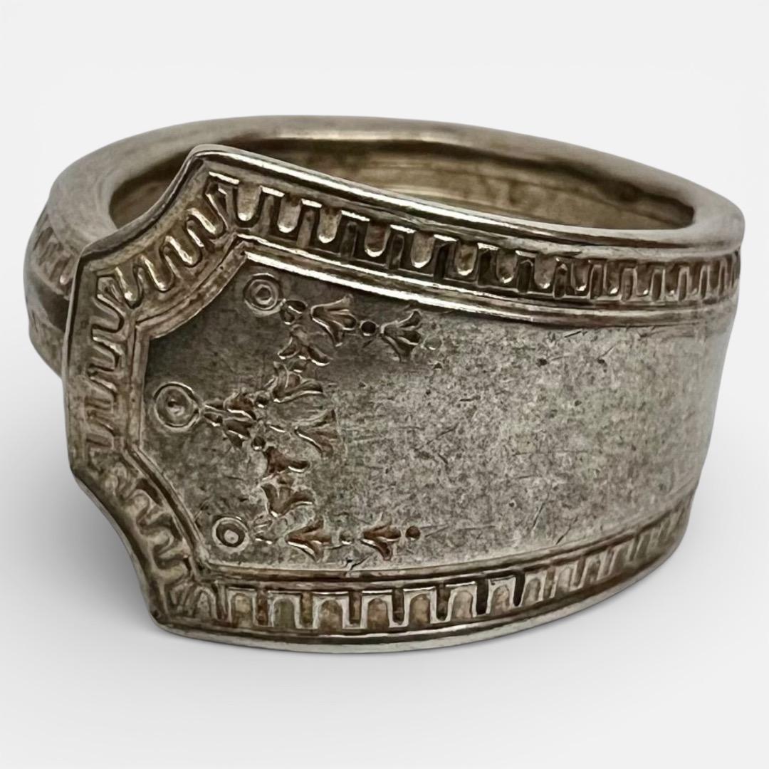 リング 21号 ビンテージ 幅広 スプーンリング USA ヒッピー CR0800