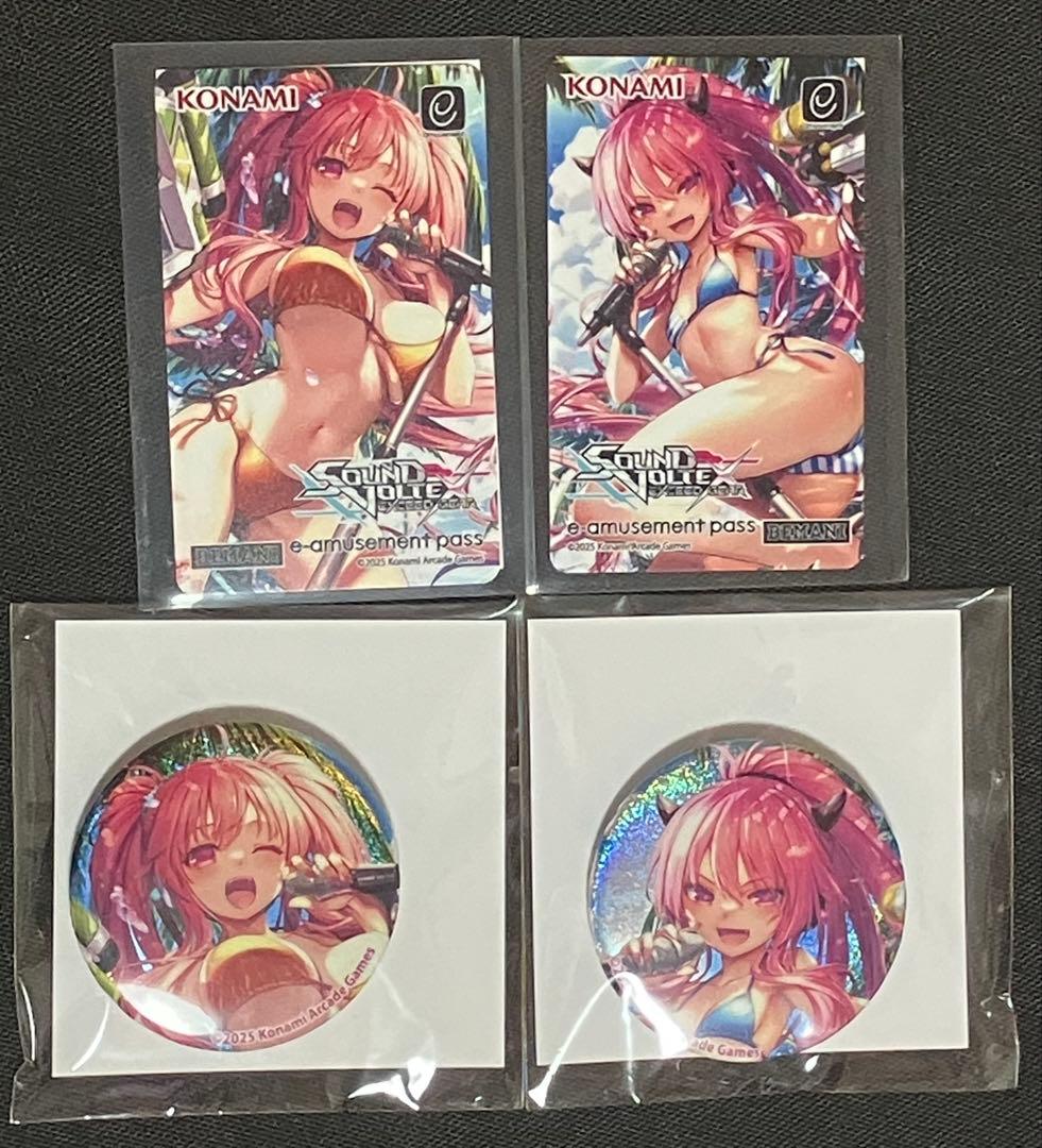 SOUND VOLTEXくじ　e-amusement passカードセット