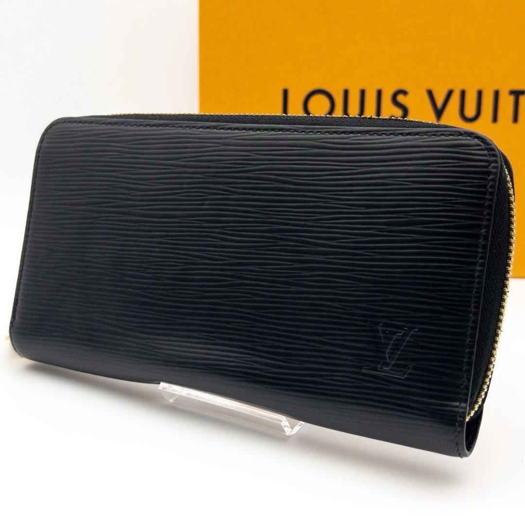 【超極美品】ルイヴィトン　新型ジッピーウォレット　エピ　長財布　黒　ゴールド金具