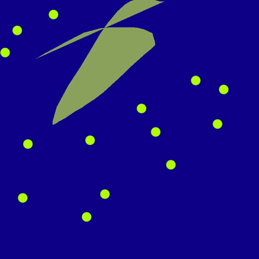 草の木、ホタルにて