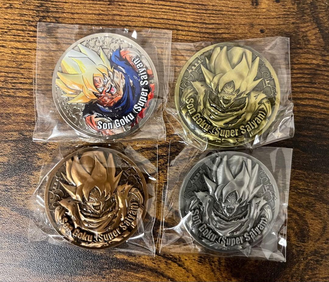 孫悟空 超サイヤ人4種コンプ】ドラゴンボールZ コレクティブルメダル
