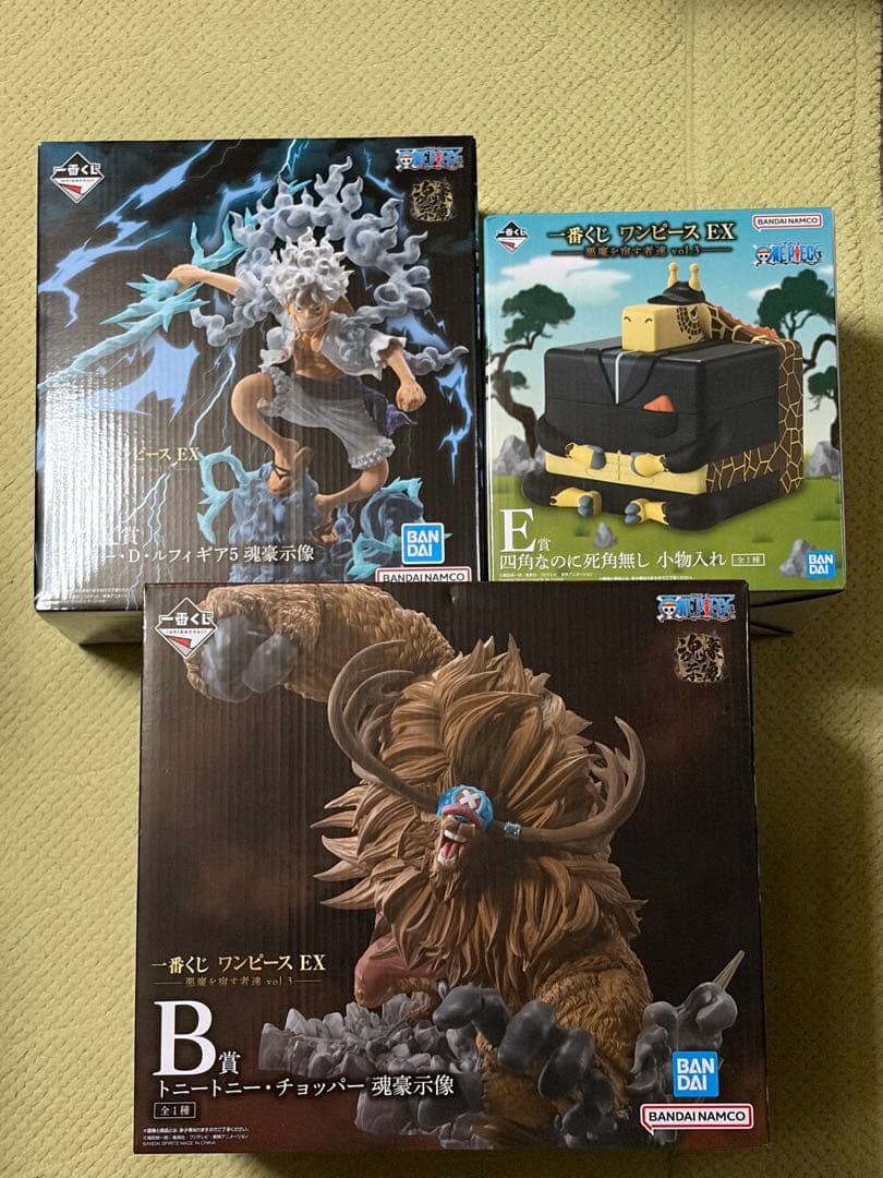 一番くじ ワンピース EX 悪魔を宿す者達 vol.3 A,B,E賞セット