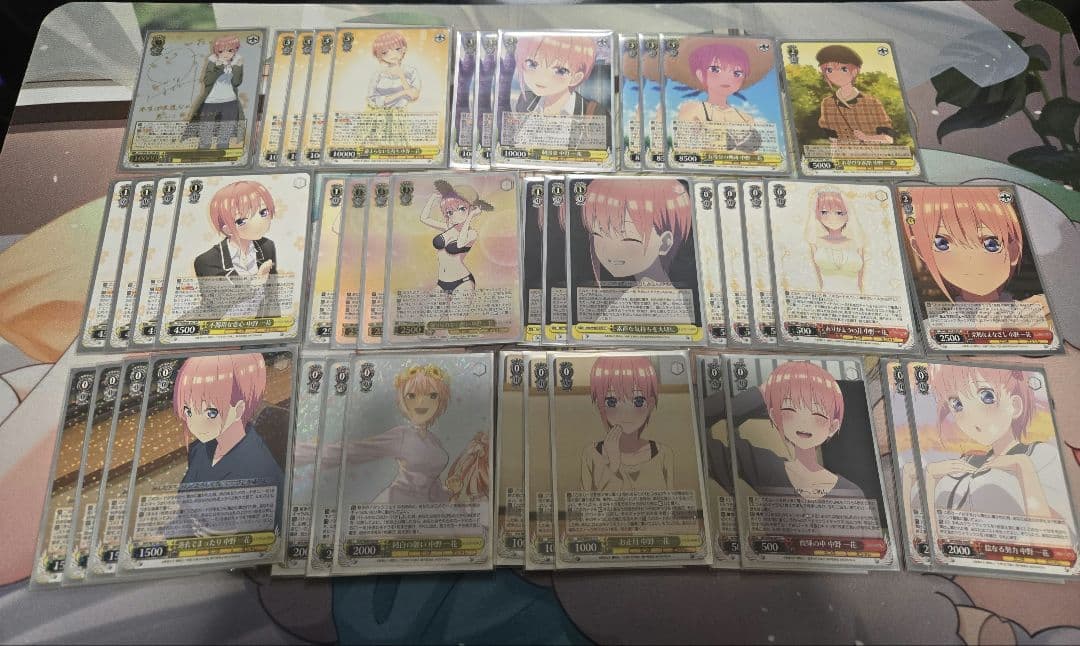 ヴァイスシュヴァルツ　五等分の花嫁8枝デッキ+スリーブ　中野一花 ヴァイスシュヴァルツに「五等分の花嫁」が登場！トライアルデッキが8