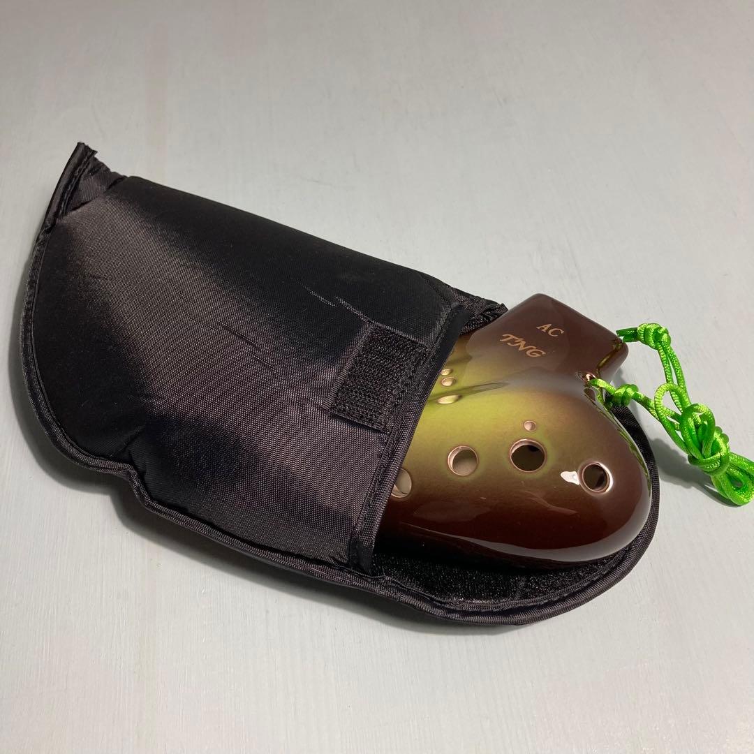 新品未使用】TNGオカリナ トリプル アルト C管 グラデーショングリーン