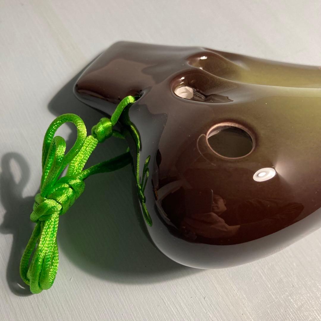 新品未使用】TNGオカリナ トリプル アルト C管 グラデーショングリーン