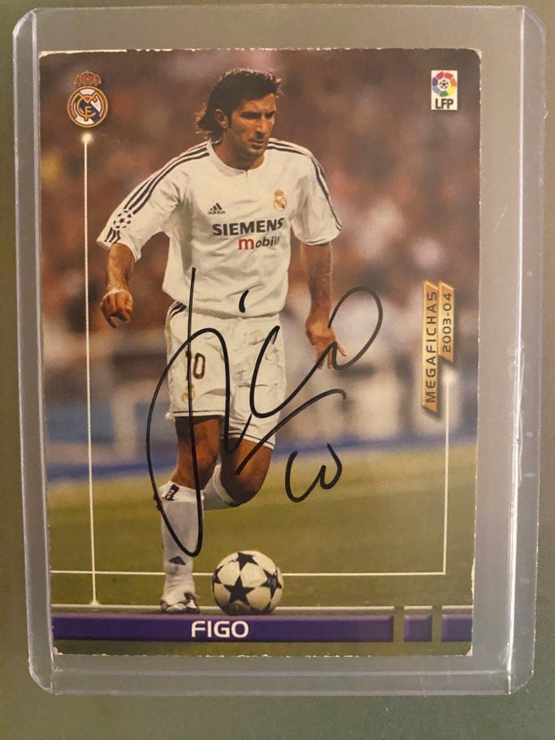 ルイス　フィーゴ直筆サイン入りトレカ　パニーニ社製 Yahoo!オークション -「フィーゴ サイン」(スポーツ) (トレーディング