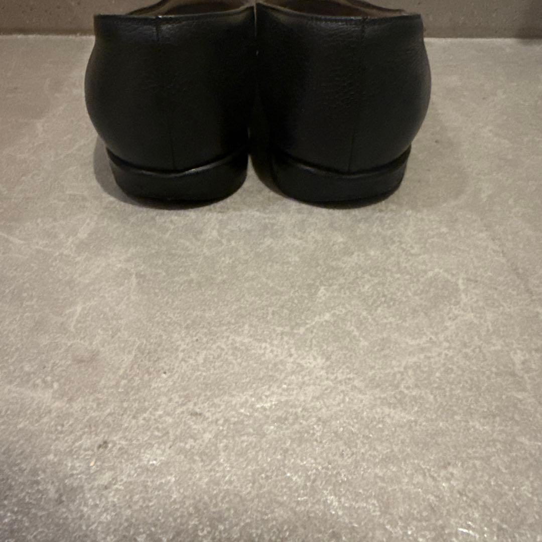 CHANEL シャネル パンプス 23.5cm 黒 ローファー ココマーク