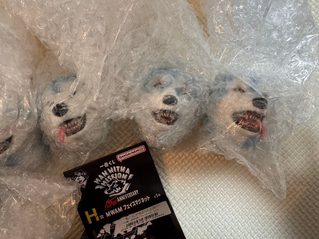 マンウィズ 一番くじ H賞 フェイスマグネット コンプセット - メルカリ