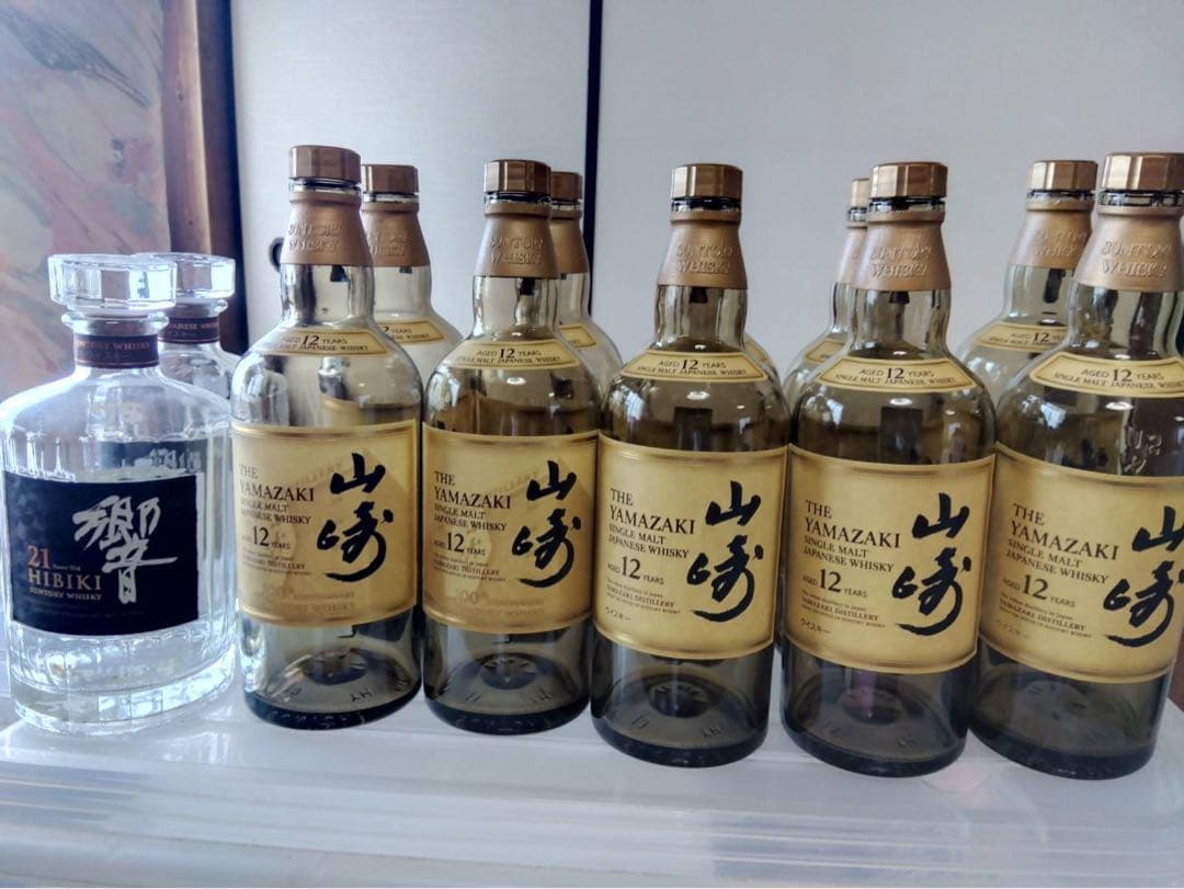 山崎12 10本、響21 17 空瓶　　12本セット