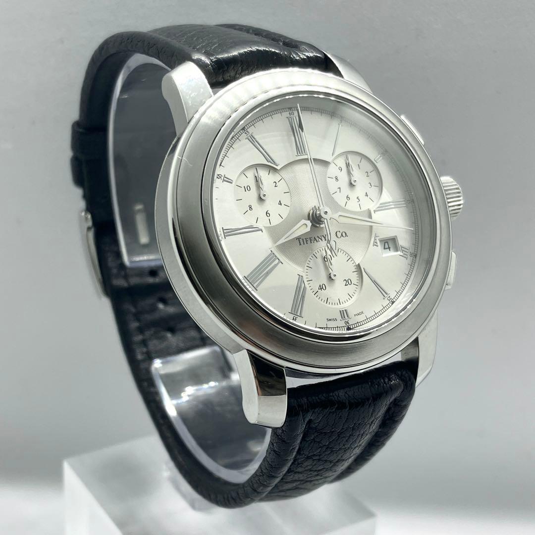 新品電池 ティファニー マークラウンド 040223136 クォーツ腕時計 稼働