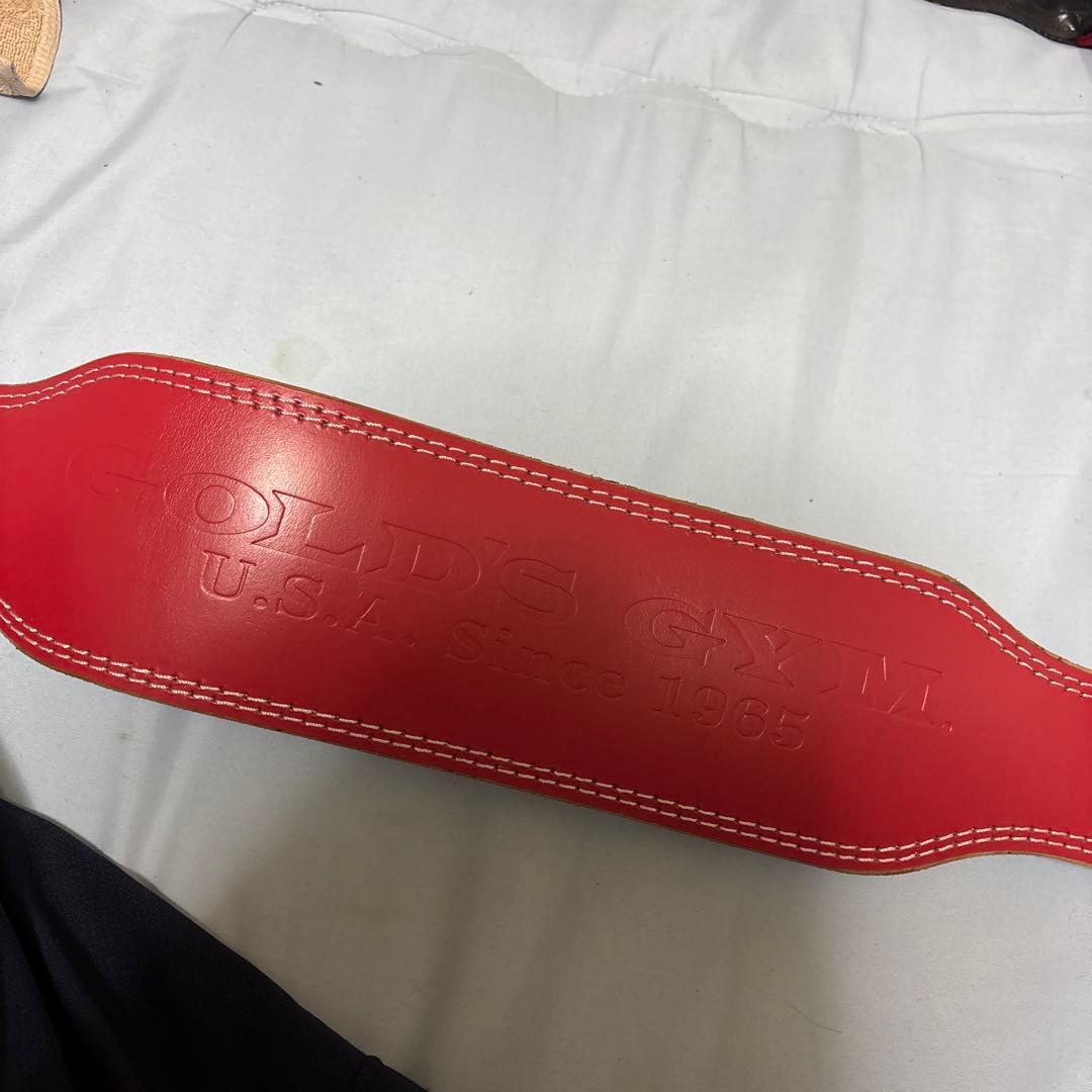 GOLD'S GYM トレーニング・パワーベルト レッドS Amazon | ゴールドジム(GOLD'S GYM) 定番人気！高強度のトレーニング