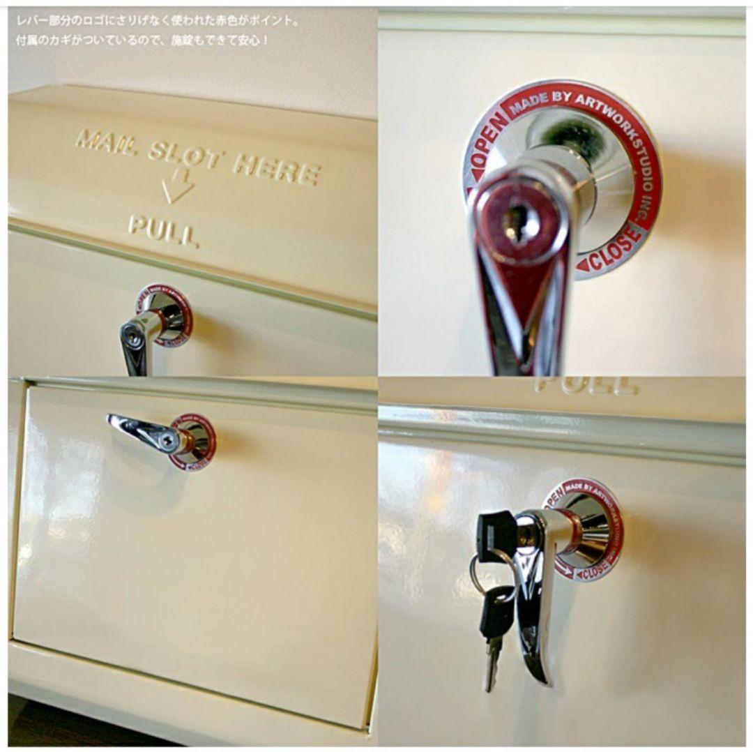 アートワークスタジオ ポスト メールボックス ブラック色 新品 - メルカリ