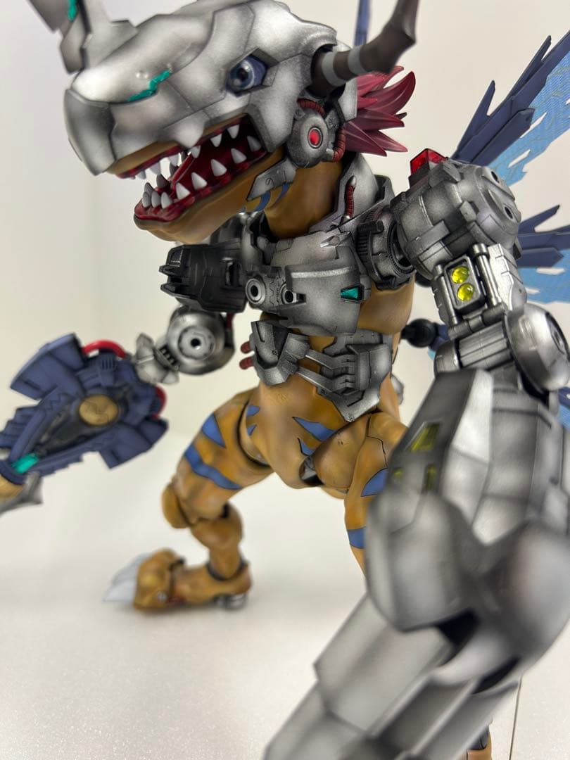 初売り ガンプラ全塗装完成品 デジモンメタルグレイモン