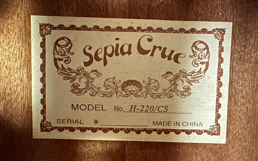 セピアクルー sepia crue ハミングバード H-220 エレアコ仕様レア