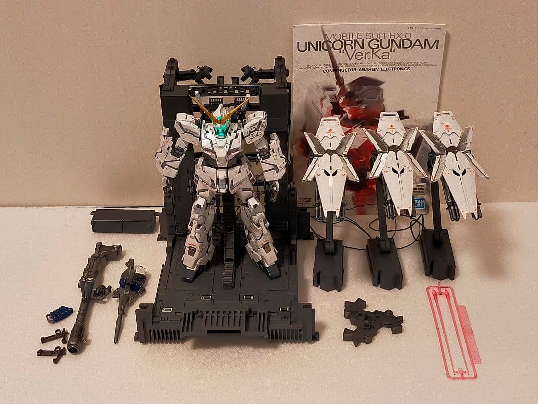 MGEX ユニコーンガンダム 全塗装 MGEX ユニコーンガンダム Ver.Ka 製作してみた【サイコフレームごと全