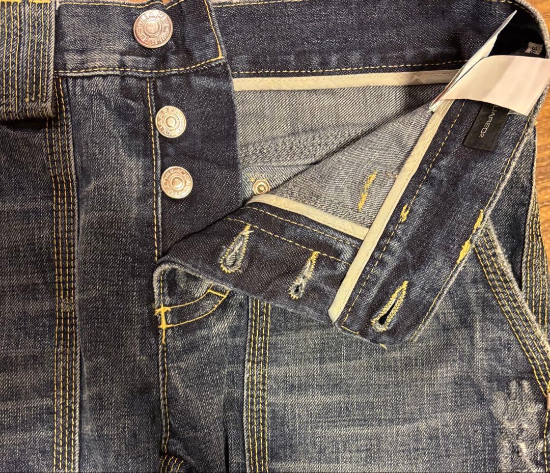 希少】DSQUARED2ディースクエアードペインター風ダメージ加工 デニム38