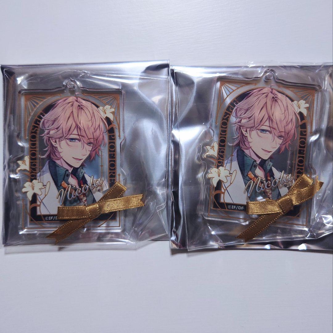 ピオフィオーレの晩鐘 ニコラ リボンタイアクリルプレートキーチェーン