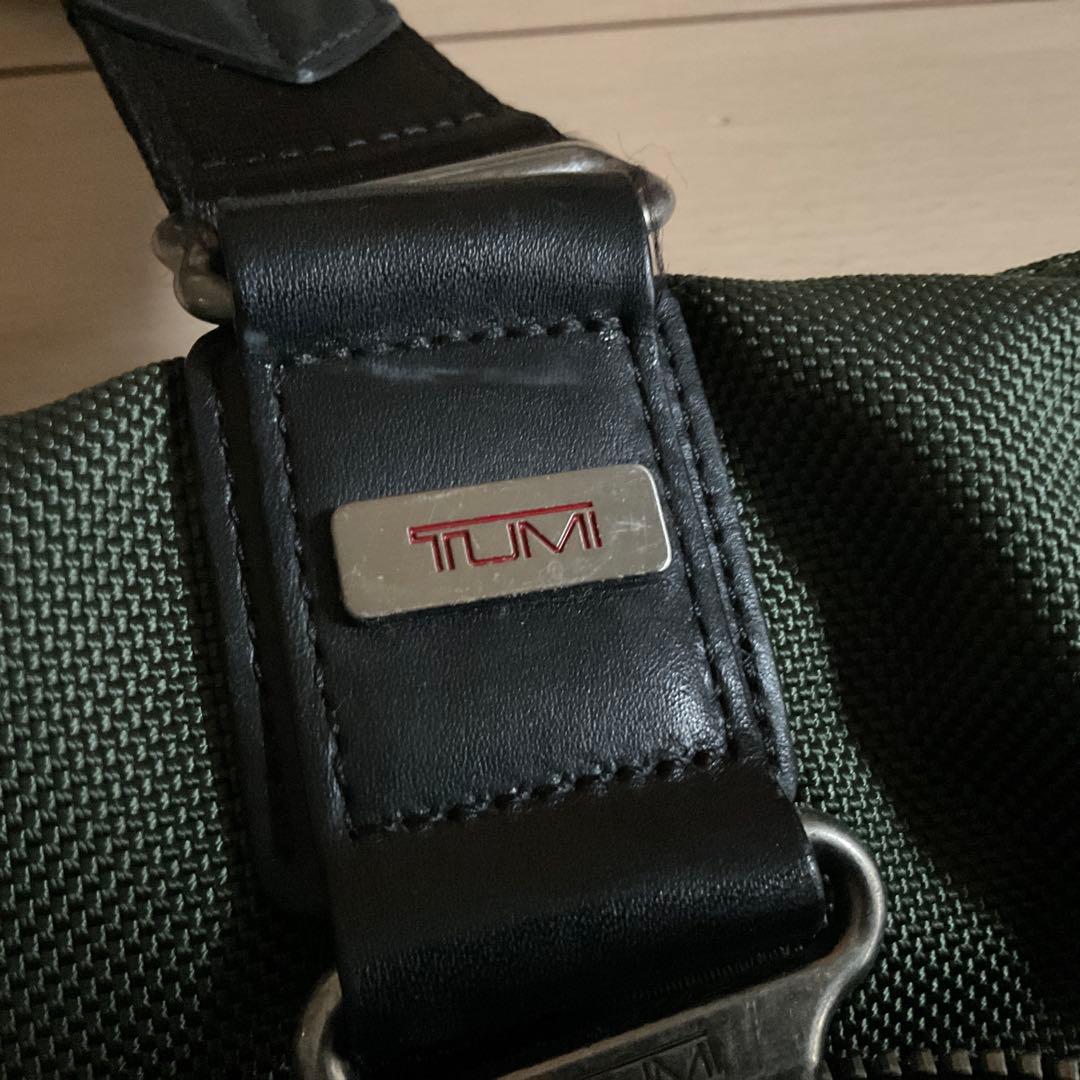 TUMI ビジネスバッグ オリーブグリーン - メルカリ
