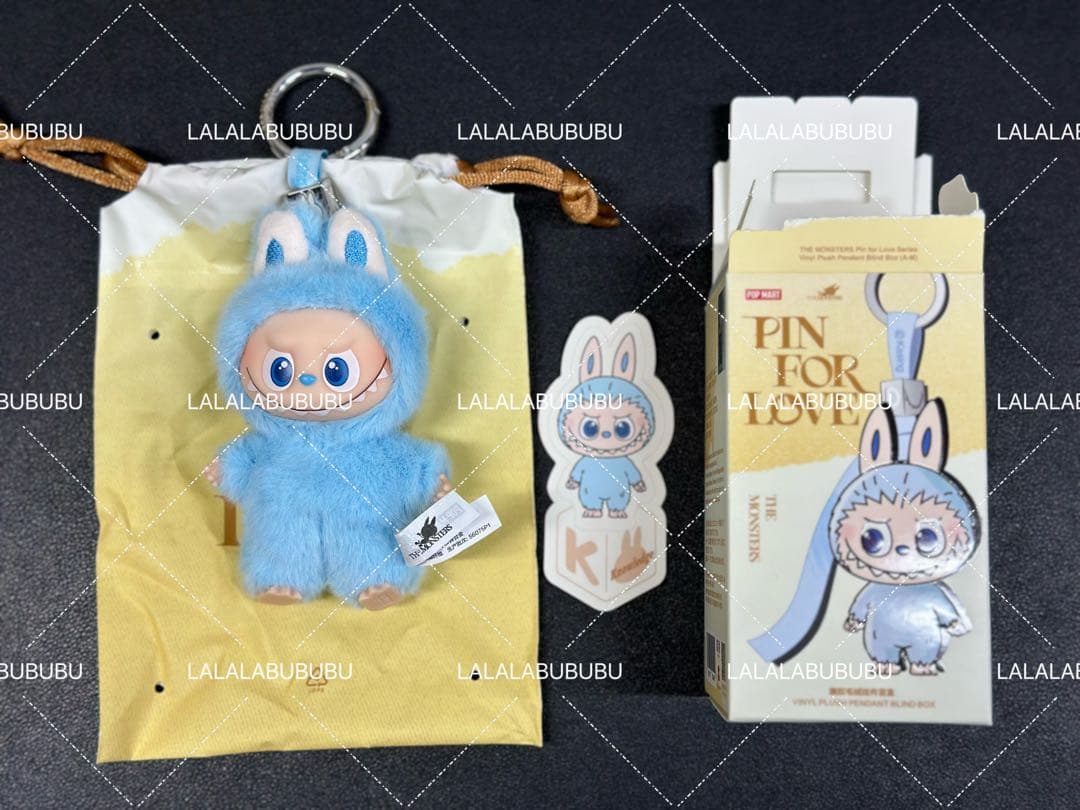 【正規品】Labubu アルファベット【K】ラブブ ぬいぐるみ ペンダント