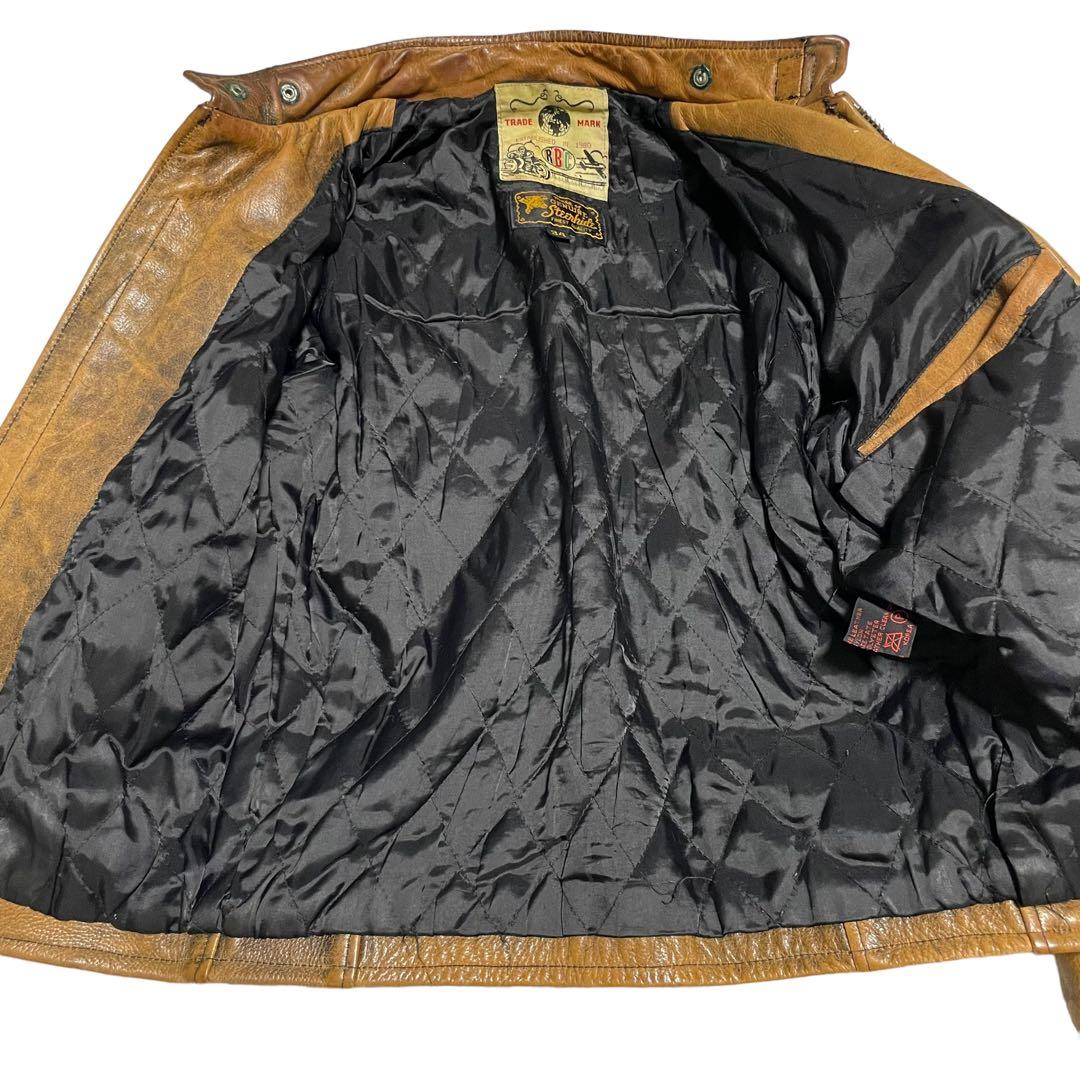 MVD 3S様専用【R.B.C】本革 リアルレザーシングルライダースジャケット