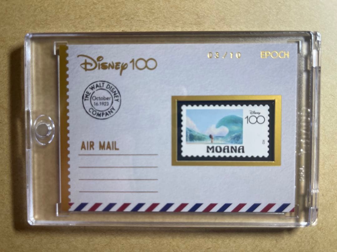 値下げ 10枚限定 エポック ディズニー100 モアナ 切手カード