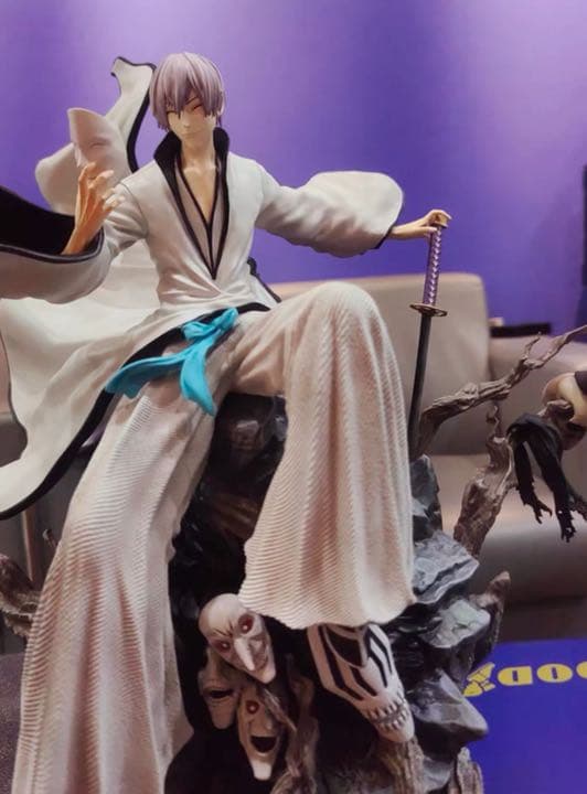 BLEACH 黒衣少年図 朽木白哉 ガレージキット ガレキ スタチュー