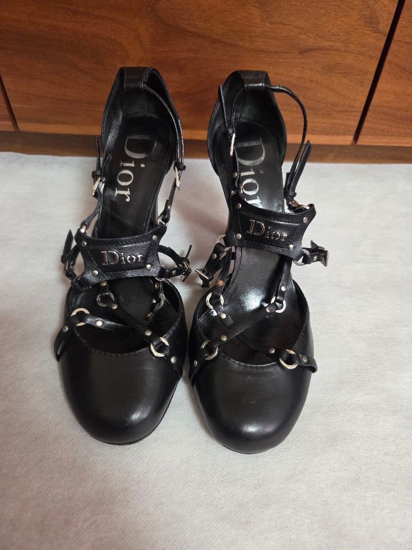 Dior　ディオール　パンプス　黒　37ハーフ