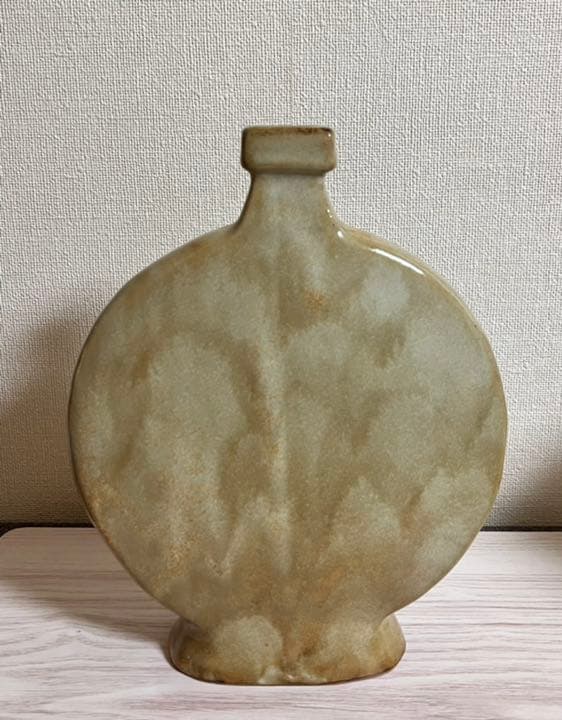 泥部窯　松下忠生　扁壺