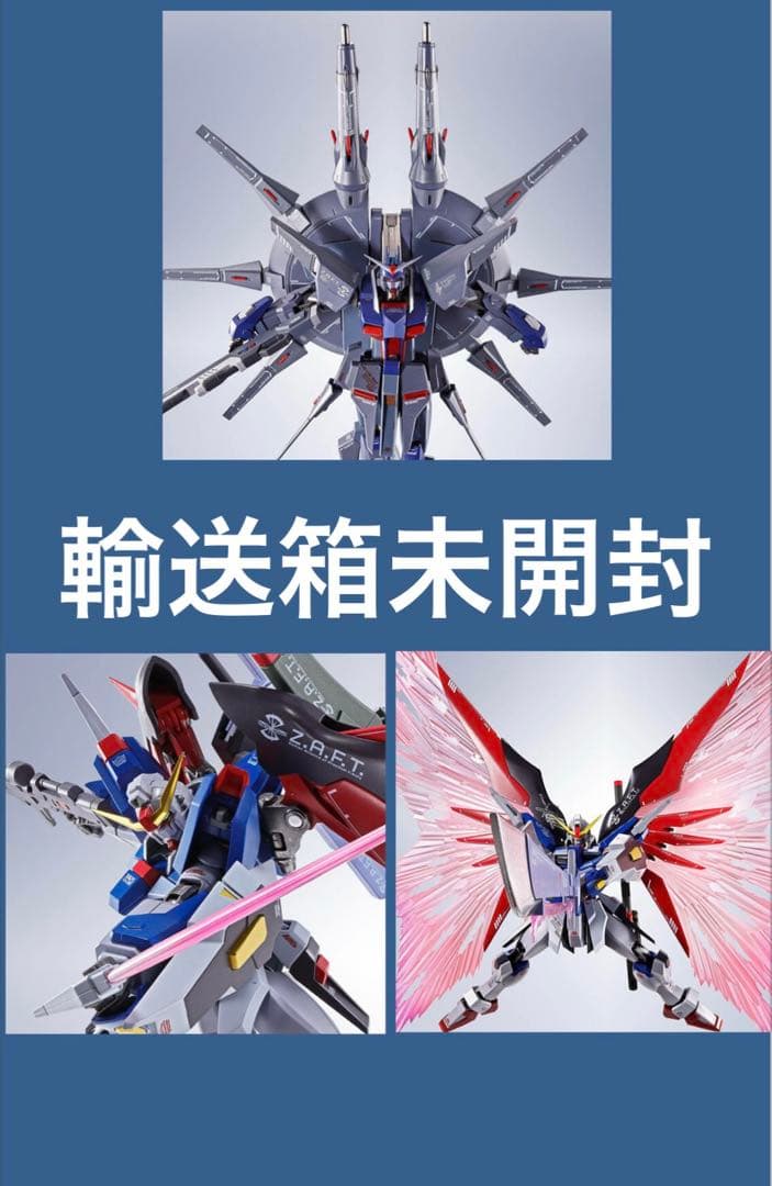 L ROBOT魂 デスティニーガンダム & 光の翼 レジェンドガンダム