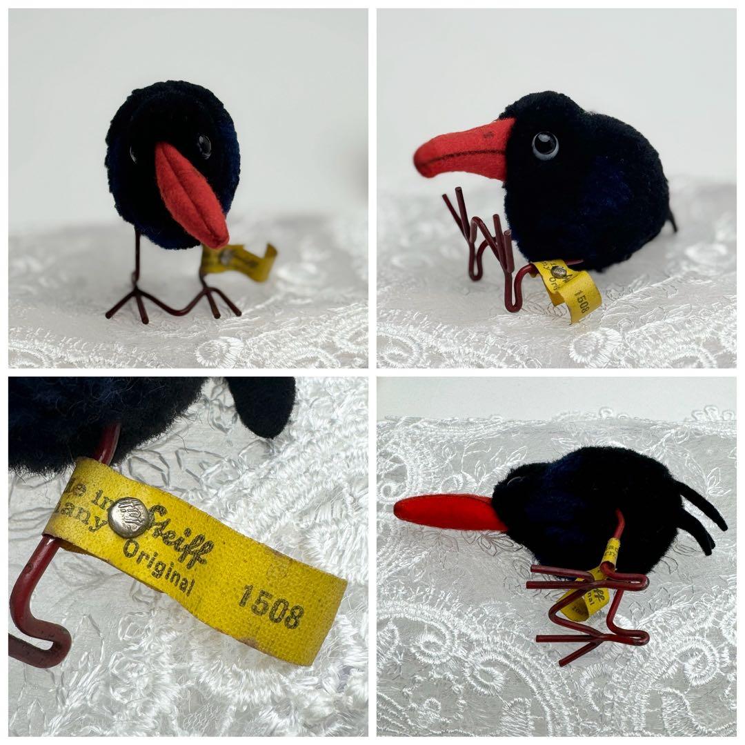 シュタイフ☆Woolen Pigeon & Raven ID's完品☆鳩＆カラス - メルカリ