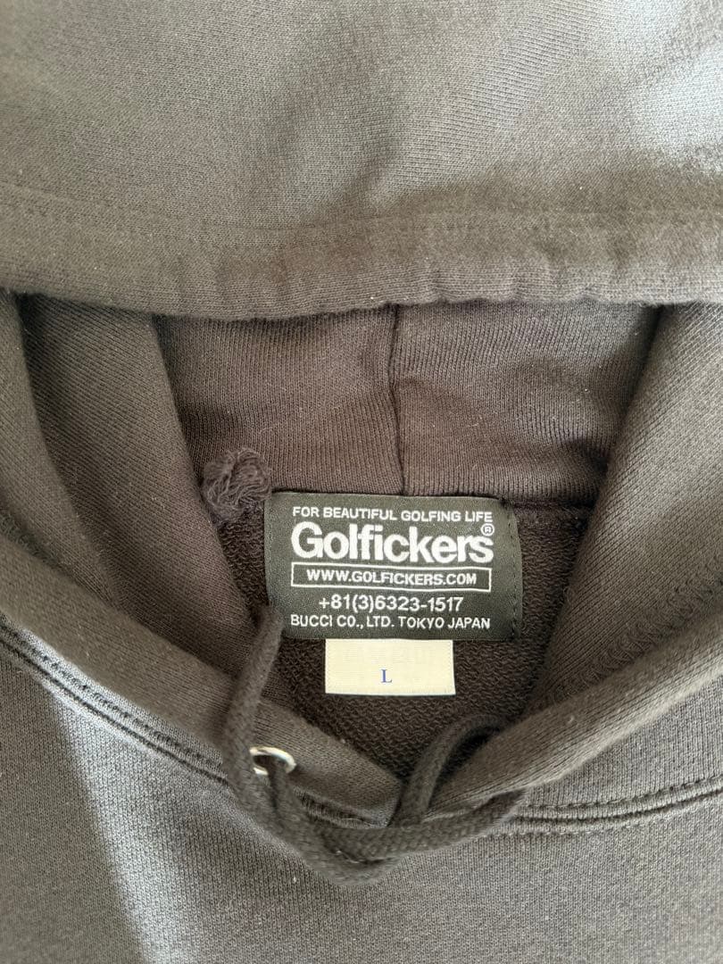Golfickers x マスダゴルフ パーカー ゴルフィッカーズ 黒 - メルカリ