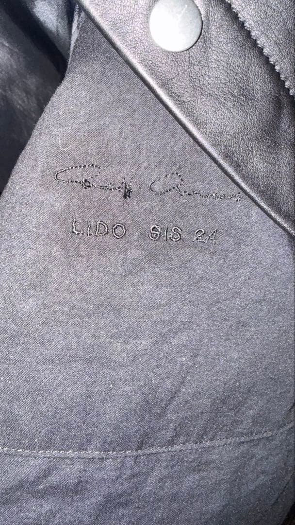 Rick Owensリックオウエンス24SS ALICE STROBE レザ - メルカリ