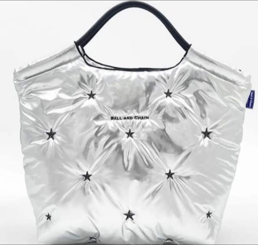 ボールアンドチェーン ETOILE エトワール シルバー中綿バッグ　新品未使用
