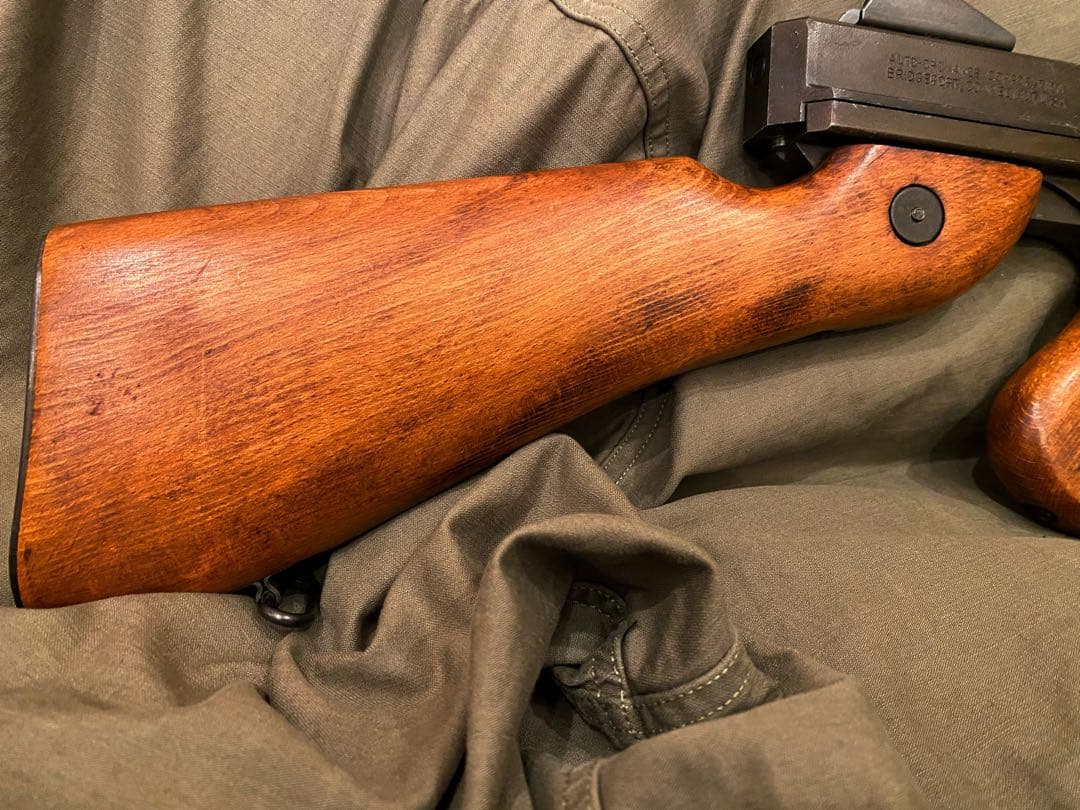 絶版名銃 未発火 東京CMC トンプソンM1 発火モデルガン 動作◎ SMG適合