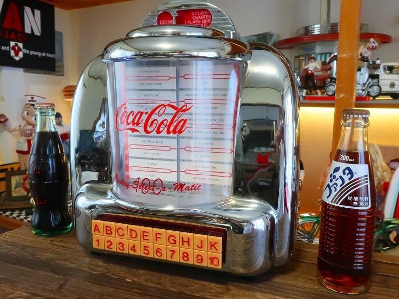 コカコーラ アメリカンダイナー ジュークボックス型ラジカセ - メルカリ