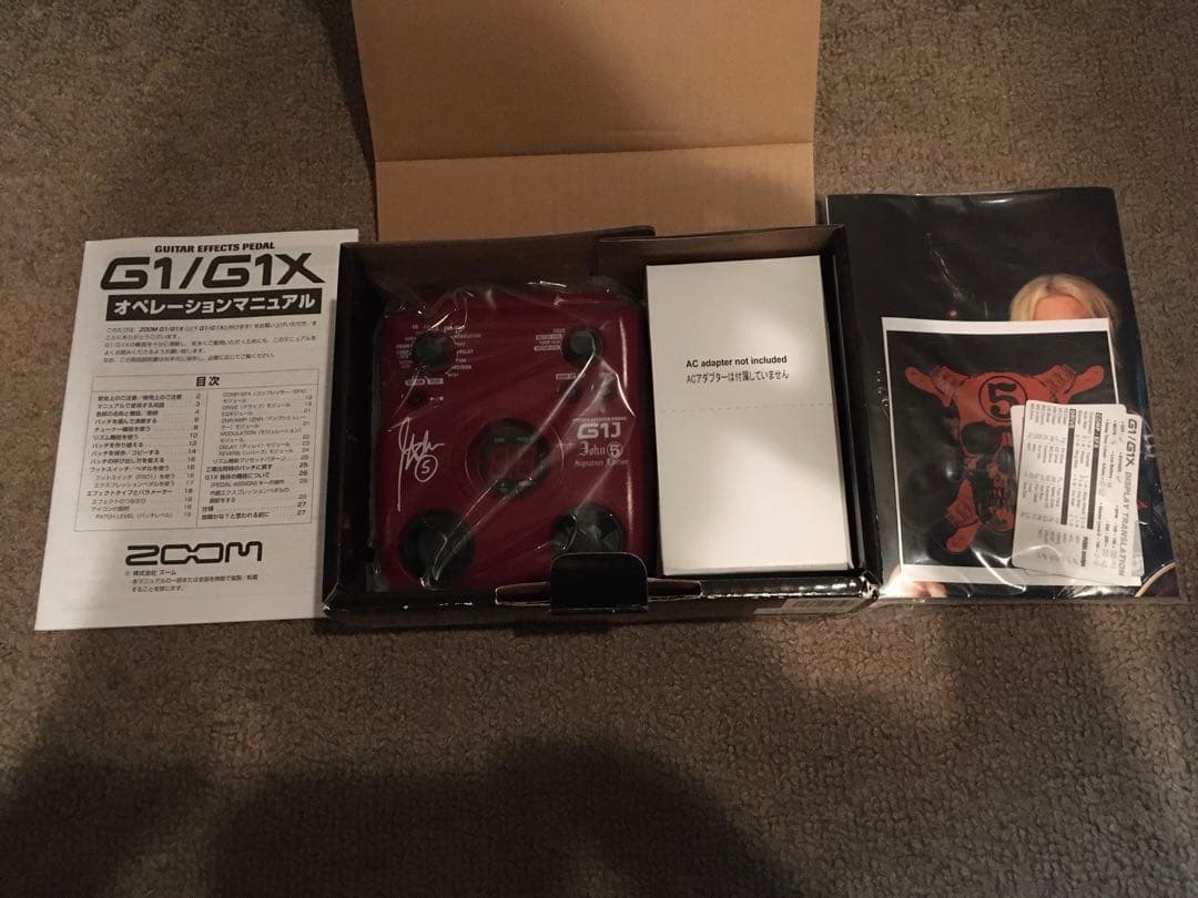 新品未使用 ZOOM G1J John5 シグネーチャーエディション - メルカリ