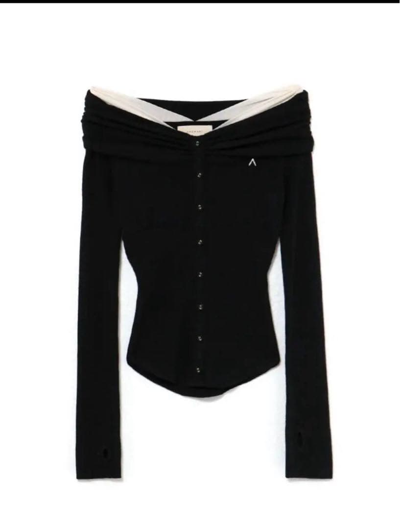 トップス andmary Shannon tulle knit tops