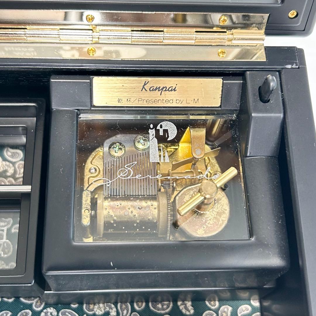Sankyo製ピアノ型オルゴール付きジュエリーボックス【曲：乾杯